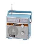Steepletone Heartbeat Retro Portable Radio FM - Blue