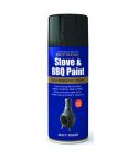 Rust-Oleum Stove & BBQ Spray Paint - Black Matt 400ml