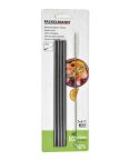 Stainless Steel Straws & Brush - 4 pieces 