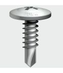 Low Profile Wafer Head Self-Drill Screw 4.8mm x 22mm (Pack of 200)