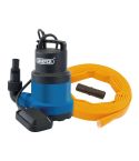 Submersible Clean Water Pump with Float Switch and Layflat Hose 191L/min 550W