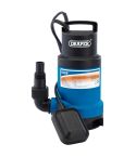 Draper 550W Submersible 166L/min Dirty Water Pump With Float Switch