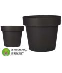 Anthracite Pot with Saucer - 40cm