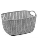 Lace Storage Basket Grey - 9L 