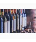 Wine Bottle  Glass Worktop Board