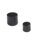 Black Rubber Outer Round Ferrule - 20mm 