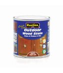 Rustins Quick Dry Outdoor Wood Stain - Light Oak 250ml 
