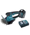 Makita 18V Lxt Grass Shears With 1X 5.0Ah Battery And Fast Charger Plus Hedge Trimmer Attachment