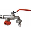 Draw-off Valve with double valve 