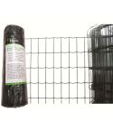 Green PVC Coated Garden Fence - 10m X 0.6m