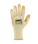 Draper Orange Heavy Duty Latex Coated Work Gloves - XL
