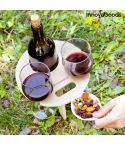 InnovaGoods Folding and Portable Wine Table for Outdoors 