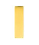 Polished Brass Victorian Finger Plate 305 x 70mm 