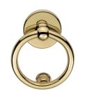 Brass Victorian Ring Door Knocker 