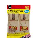 Wooden Mouse Trap - 4-Pack