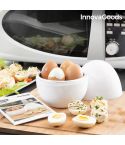 InnovaGoods  Egg Cooker for Microwaves with Boilegg Recipe Book