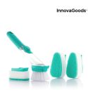 InnovaGoods Scouring Pad with Handle and Soap Dispenser