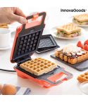 2-in-1 Waffle and Sandwich Maker with Recipes Wafflicher