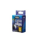 Lyvia 5mm White Round Cable Clips - Box Of 100