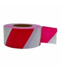 70mm x 500m Red/White Non Adhesive Barrier Tape