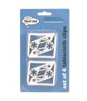 Chef Aid Table Cloth Clips - Pack of 4