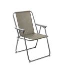 Folding Chair - 53 cm x 56 cm x 75 cm - Taupe