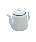 Falcon White Enamel Tea Pot - 14cm