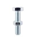 Timco M6 x 20mm Hex Bolts & Nuts - Pack Of 8