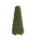 Nearly Natural Green Leaf Obelisk Topiary 