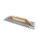 Serrated Trowel 130 mm  x 480 mm With wooden handle