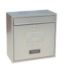 De Vielle Contemporary Stainless Steel Post Box
