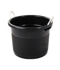 Curver 69 Litre Black Tuff Bucket With Rope Handles