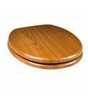 Tema Woodland Inspired Toilet Seat - Matt Oak Finish