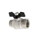 TYTAN water ball valve with butterfly handle & compression nut - 3/4"