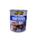 Rustins Coloured Varnish - Satin Walnut 500ml