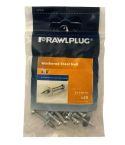 Rawlplug Washered Steel Nail  3.7 x 30mm - Pack of 20