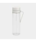 Make & Take Water Bottle With Strainer, 0.5L - Light Grey