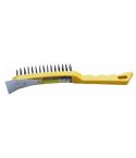 Wire Brush C/with Scraper