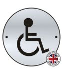 Disabled Graphic Door Disc - 75mm