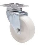 Castor Swivel White 75mm - 60kg