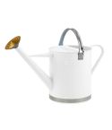 Ambassador Oval White Galvanised Watering Can - 5L