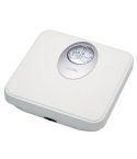 Hanson Mechanical Bathroom Scale with Magnified Display - White