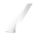 White PVC Equal L-shaped Angle profile (L)1.3m (W)30mm