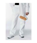 40" White Cotton Drill Painters Trousers