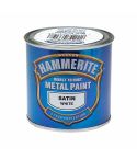 Hammerite Direct To Rust Metal Paint - Satin White 250ml