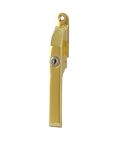 ASEC Locking Window Casement Handle - Brass