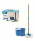 2 Mop Heads With Spinning Mop - Blue