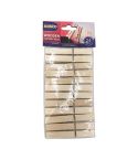 Wooden Clothes Pegs 24