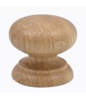 Wooden Oak Knob Lacquered 45mm 