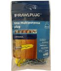 Rawlplug Uno Multipurpose Plug - Pack of 40